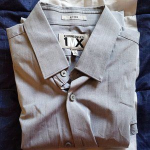 Express 1MX fitted Dress Shirt